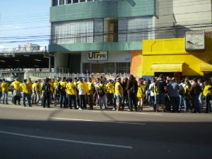 Protesto UTFPR (Foto: Divulgação/UTFPR)