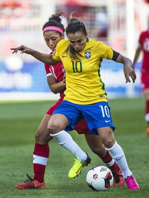 Marta Brasil x Canadá (Foto: AP)