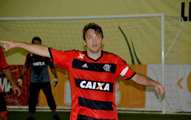 Petkovic em ação pelo Flamengo Fut 7 diante da Portuguesa (Foto:  Davi Pereira/Champions Comunicação)