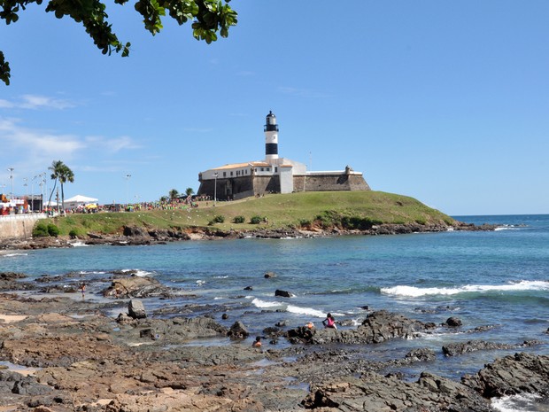 Praia da Barra (Foto: Jairo Gonçalves/G1 Bahia)