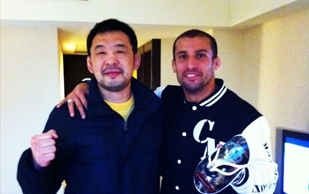 Kazushi Sakuraba e Cristiano Marcello UFC (Foto: Reprodução / Instagram)
