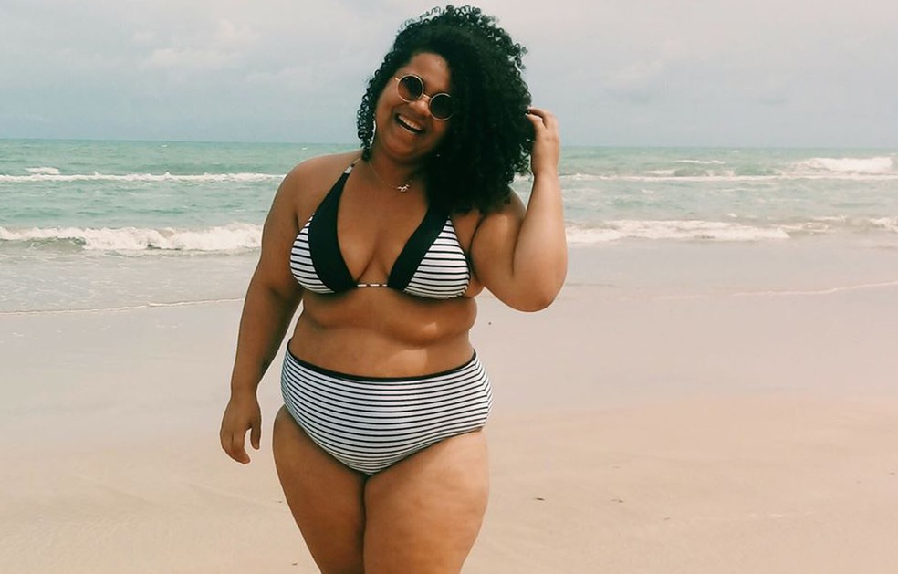 Antes da polêmica, recifense Daniela Martins já publicava fotos para incentivar outras mulheres a usarem qualquer tipo de roupa (Foto: Daniela Martins/Arquivo Pessoal)