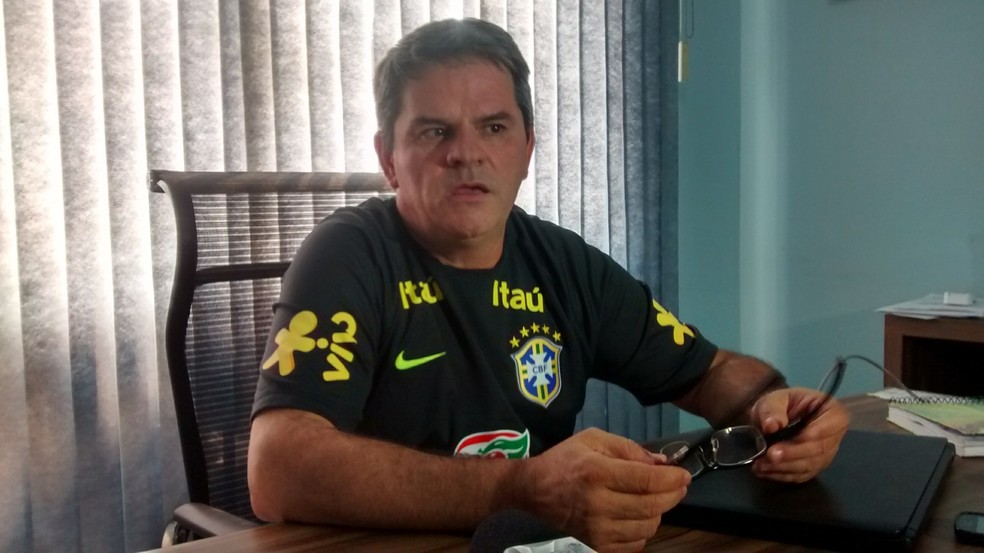 Helmute Lawisch foi presidente da Federação Mato-grossense de Futebol em 2014 (Foto: Robson Boamorte)