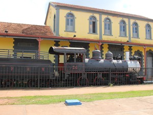 Locomotiva nº 20 de Guajará-Mirim (Foto: Júnior Freitas/G1)