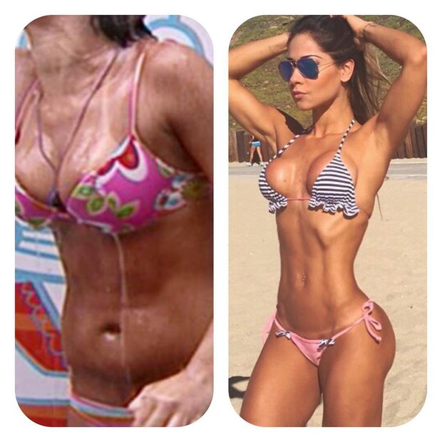 Mayra Cardi mostra antes e depois (Foto: Reprodução / Instagram)