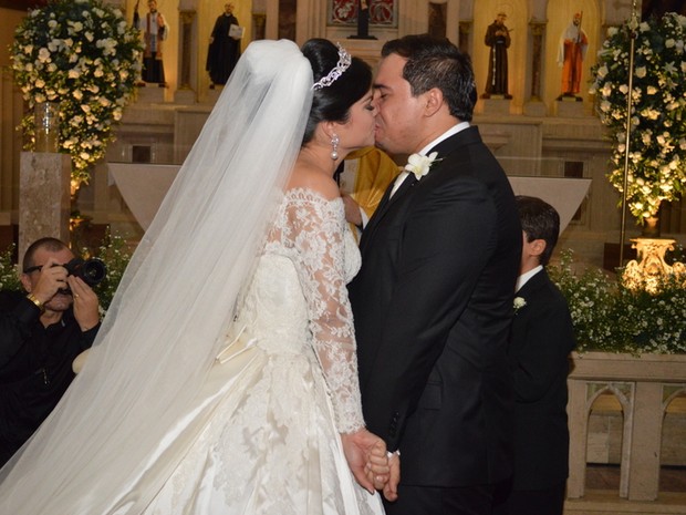 Isabele Temoteo se casa com Xand em Fortaleza, no Ceará (Foto: Felipe Souto Maior/ Ag. News)