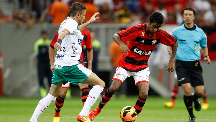 Ferdinando e Gabriel, Flamengo x Portuguesa (Foto: Adalberto Marques/Agência Estado)