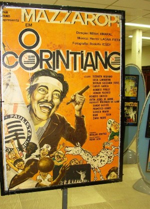 Cartaz do filme 'O Corintiano', um dos clássicos de Mazzropi. (Foto: Divulgação/PMC)