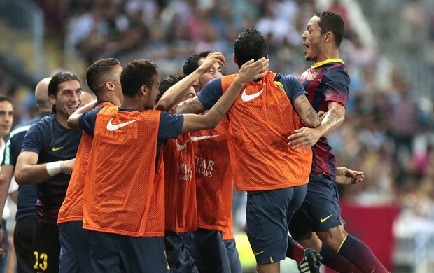Adriano gol Barcelona (Foto: EFE)
