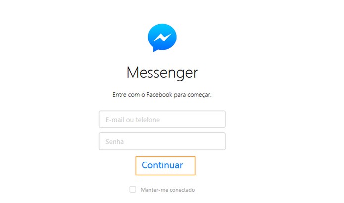 Acesse o Facebook Messenger pelo computador (Foto: Reprodução/Barbara Mannara)