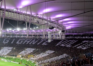 mosaico torcida Botafogo maracanã (Foto: Fred Huber)