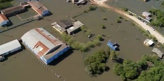 G1 Imagens De Satélite Mostram Antes E Depois De Alagamentos No Sul Do Rs Notícias Em Rio 