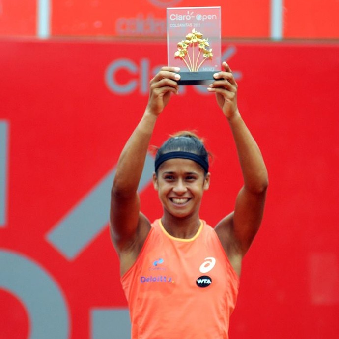 Teliana Pereira campeã WTA de Bogotá tênis (Foto: Divulgação)