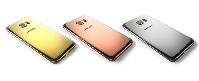 Versões do Galaxy S6 e S6 Edge ganham modelo de luxo (Foto: Divulgação/Goldgenie)