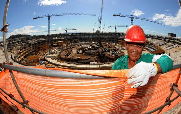 Obras Maracanã (Foto: Andre Durão / Globoesporte.com)