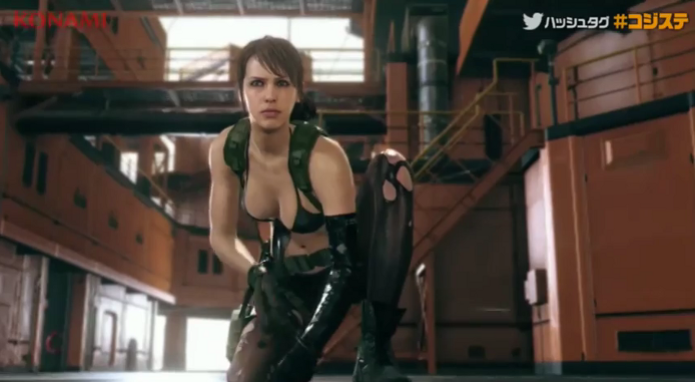 Metal Gear Solid 5: The Phantom Pain ganhou um novo teaser com a personagem Quiet. (Foto: Reprodução/YouTube) (Foto: Metal Gear Solid 5: The Phantom Pain ganhou um novo teaser com a personagem Quiet. (Foto: Reprodução/YouTube))