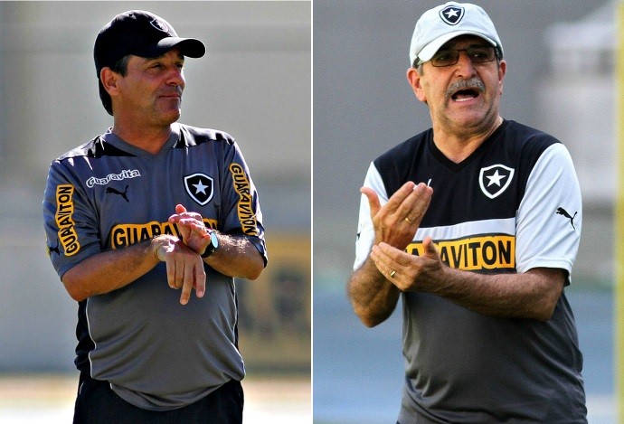 Eduardo Hungaro, René Simões, Botafogo (Foto: Arte Esporte)