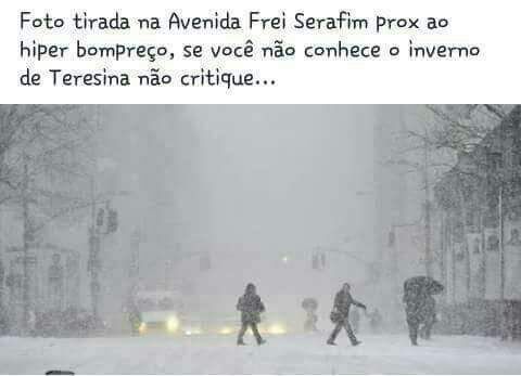 Temperatura em Teresina vira meme (Foto: Reprodução/Facebook)