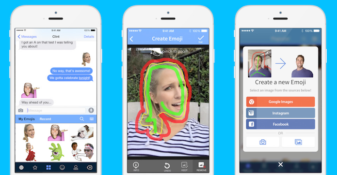 Crie e use os seus prprios emoji com o YourMoji (Foto: Divulgao/AppStore)
