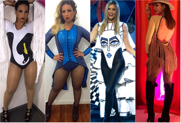 Famosas usam looks de Fernando Cozendey - Valesca, Fernanda Lima e Bruna Marquezine (Foto: Reprodução / Instagram)