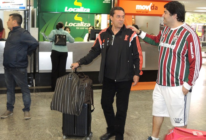 Luxemburgo no desembarque do Flamengo (Foto: Cahê Mota) Luxemburgo no desembarque do Flamengo (Foto: Cahê Mota)