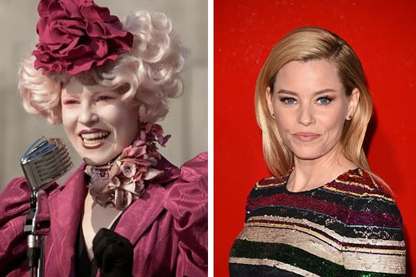 Maquiagens de Effie Trinket Elizabeth Banks em Jogos Vorazes. 