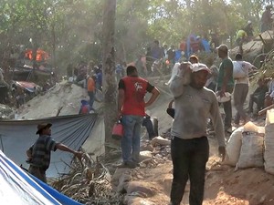 Caso ocorreu em garimpo ilegal, que voltou a ser ocupado (Foto: Reprodução/TVCA)