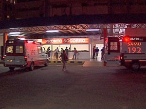 Pronto Socorro da Santa Casa, maior Hospital de Mato Grosso do Sul (Foto: TV Morena)