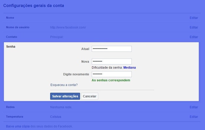 Alterando a senha do Facebook (Foto: Reprodução/Helito Bijora) (Foto: Alterando a senha do Facebook (Foto: Reprodução/Helito Bijora) ) Alterando a senha do Facebook (Foto: Reprodução/Helito Bijora) (Foto: Alterando a senha do Facebook (Foto: Reprodução/Helito Bijora) )