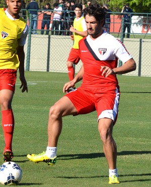 Alexandre Pato treino São Paulo (Foto: Divulgação / saopaulofc.net )