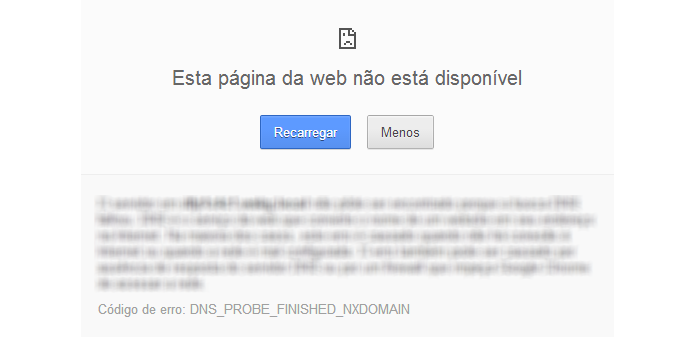 Falha de programação pode impedir o download da página (Foto: Reprodução/Paulo Alves)