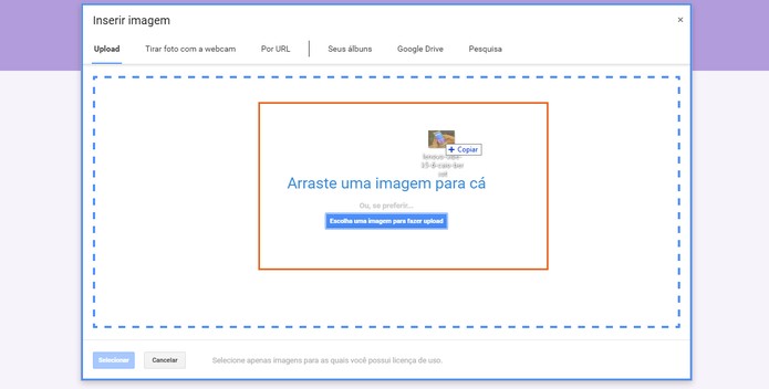 Adicione cada foto para as opções da verificação por imagem (Foto: Reprodução/Barbara Mannara)