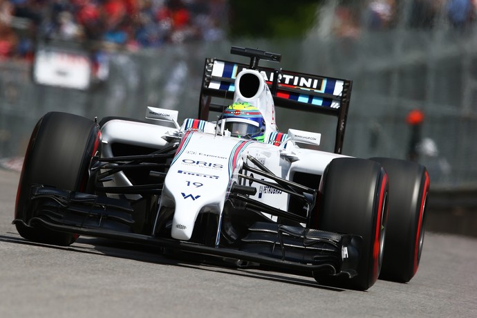 Felipe Massa nos treinos livres para o GP do Canadá (Foto: AFP)