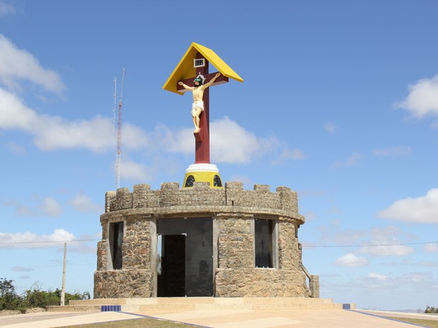 Cristo do Magano está localizado a 1.030 metros de altitude, em Garanhuns (Foto: Divulgação/Prefeitura de Garanhuns)
