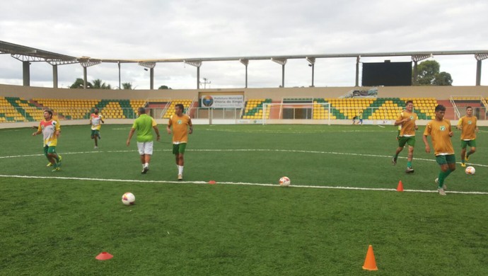 Jogadores do Tapajós realizam treinamentos em Vitória do Xingu (Foto:  Divulgação Tapajós/FC)