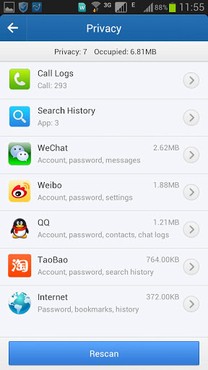 screenshot de Clean Master