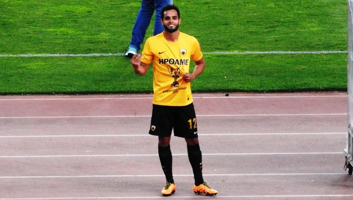 Rodrigo Galo, lateral acreano do AEK Atenas (Foto: Gabriella Galo/Arquivo Pessoal)