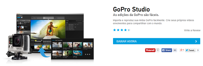 GoPro tem app oficial para computador (Foto: Divulgação)