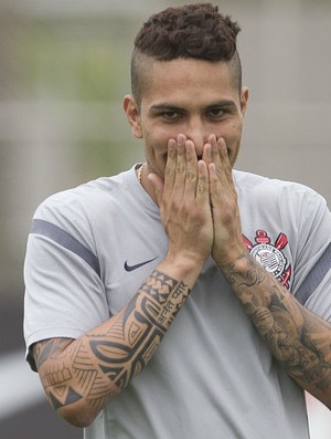 Paolo Guerrero Corinthians (Foto: Daniel Augusto Jr. / Agência Corinthians)