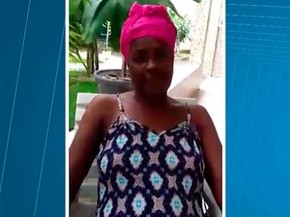 Edileusa sobreviveu após ser arremessada de van e cair em ponte de 20 metros na Bahia (Foto: Reprodução/TV Bahia)