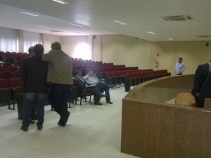 Audiência judicial da Operação Ponto Final (Foto: Gésika Rodrigues/ TV Asa Branca)