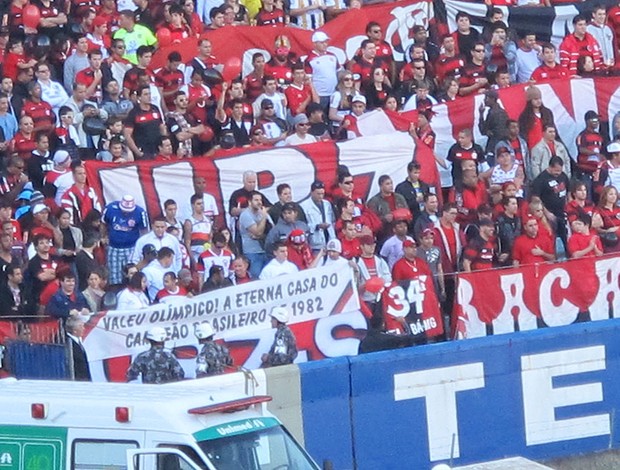 Flamengo, Torcida, Olimpico (Foto: Janir Júnior / Globoesporte.com)