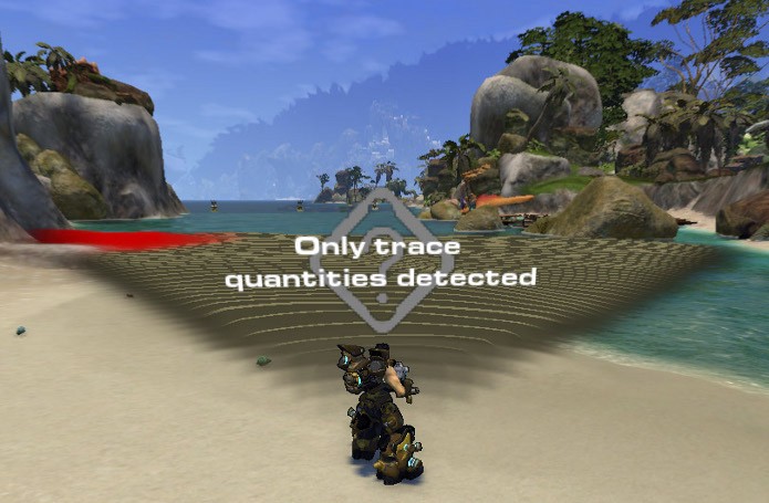 Ative o scanner para achar o nódulo (Foto: Reprodução / gameplainside)