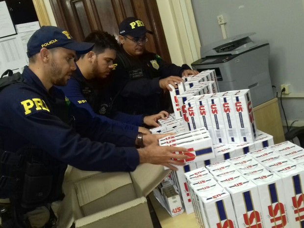 G1 Prf Apreende 2 500 Maços De Cigarros De Origem Do Paraguai Na Br