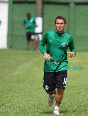 Meia argentino Bottinelli no treino do Coritiba (Foto: Divulgação / Site oficial do Coritiba)