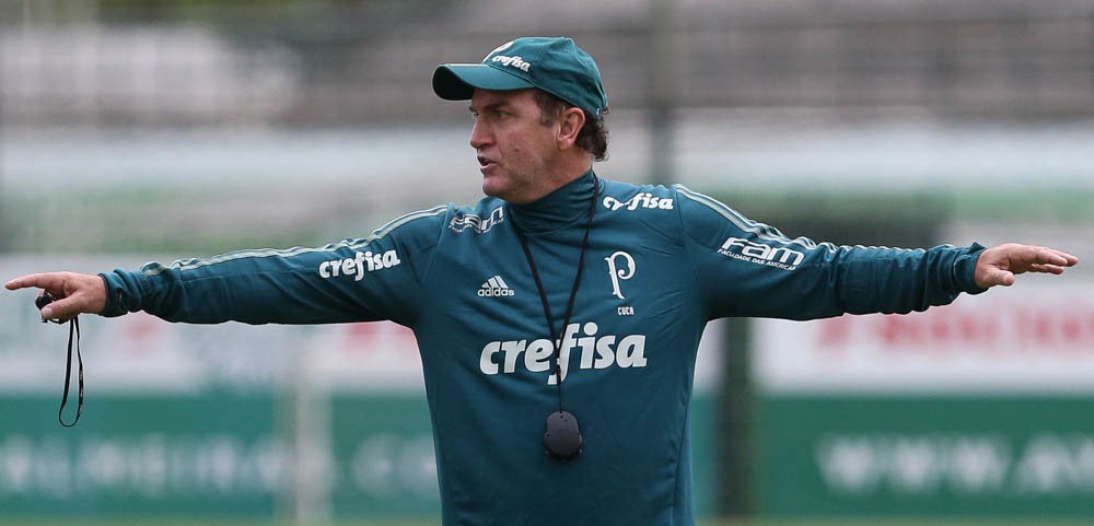  Cuca relaciona força máxima no Palmeiras e diz que time sairá de 'treino interno'