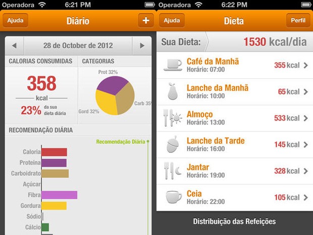 Tecnonutri está entre os aplicativos de dieta mais baixados na loja de aplicativos App Store, da Apple (Foto: Reprodução)