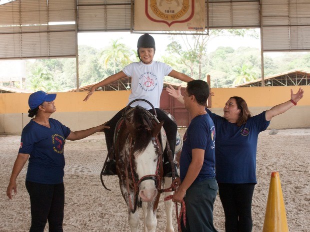 equoterapia pm belém pará (Foto: Shirley Penaforte/ Jornal Amazônia) equoterapia pm belém pará (Foto: Shirley Penaforte/ Jornal Amazônia)