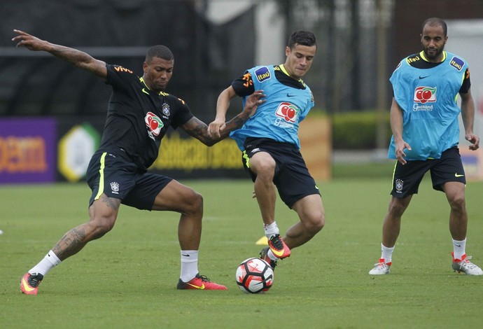 Walace Philippe Coutinho seleção brasileira brasil copa américa  (Foto: Rafael Ribeiro/CBF)