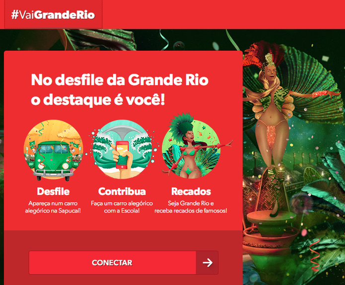 Carnaval.vc convida para enviar vídeos para Facebook e Instagram na Sapucaí (Foto: Reprodução/Carnaval.vc) Carnaval.vc convida para enviar vídeos para Facebook e Instagram na Sapucaí (Foto: Reprodução/Carnaval.vc)